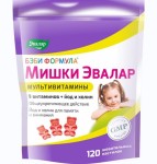 Бэби Формула мишки, пастилки жевательные 120 шт Мультивитамины йод и холин
