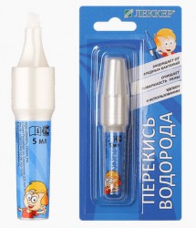 Леккер-перекись водорода 3% маркер 5 мл