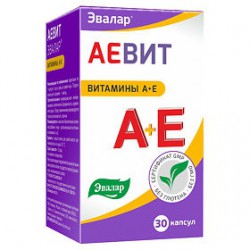 Аевит Эвалар витамины А+Е 30 шт. капс. 0.3 г