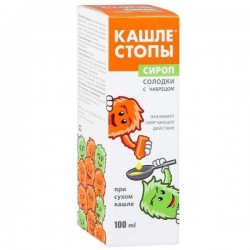 Кашлестопы солодки с чабрецом при сухом кашле сироп 100 мл