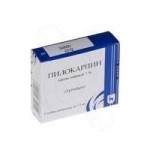 Пилокарпина гидрохлорид, капли глазные 1% 1.5 мл 5 шт