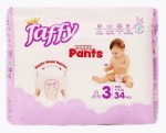 Подгузники-трусики детские, Taffy (Таффи) 4-9 кг р. 3 34 шт