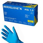 Перчатки нестерильные смотровые нитриловые, Beromed (Беромед) р. m 1 шт неопудренные пара 2400001858309