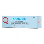 Кандид, гель вагинальный 2% 30 г 1 шт