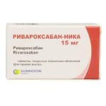 Ривароксабан-Ника, таблетки покрытые оболочкой пленочной 15 мг 30 шт