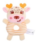 Игрушка-погремушка развивающая мягкая, Крошка Я арт. 10487622 Олень желтая