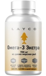 Омега-3 экстра, Layco (Лайко) капс. №30