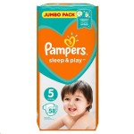 Подгузники, Pampers (Памперс) 11-16 кг р. 5 58 шт слип энд плей джуниор