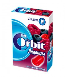 Леденцы 35 г Orbit лесные ягоды