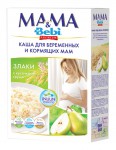 Каша для беременных и кормящих мам, Mama & Bebi (Мама энд Беби) 200 г Премиум злаки с кусочками груши