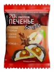 Печенье, Ёбатон 50 г протеиновое с суфле 20% яблоко корица