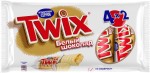 Батончик, Twix (Твикс) 55 г 4 шт Белый шоколад мультипак