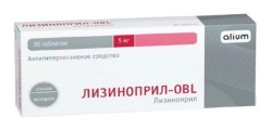 Лизиноприл-OBL табл. 5 мг 30 шт.
