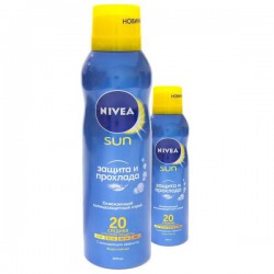 Спрей солнцезащитный, Nivea (Нивея) 200 мл Сан освежающий защита и прохлада SPF20