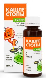 Кашлестопы солодки с чабрецом при сухом кашле сироп 250 мл
