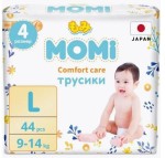 Подгузники-трусики, Momi (Моми) 9-14 кг р. L №44 Комфорт кэа